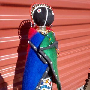 One Pretty Ndebele Tribal Courtship Doll from South Africa - 2nd is another item